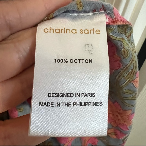 Charina Sarte Botanica Floral Print Smocked Skirt - Picture 10 of 10